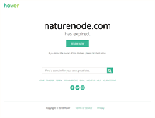 Tablet Screenshot of naturenode.com